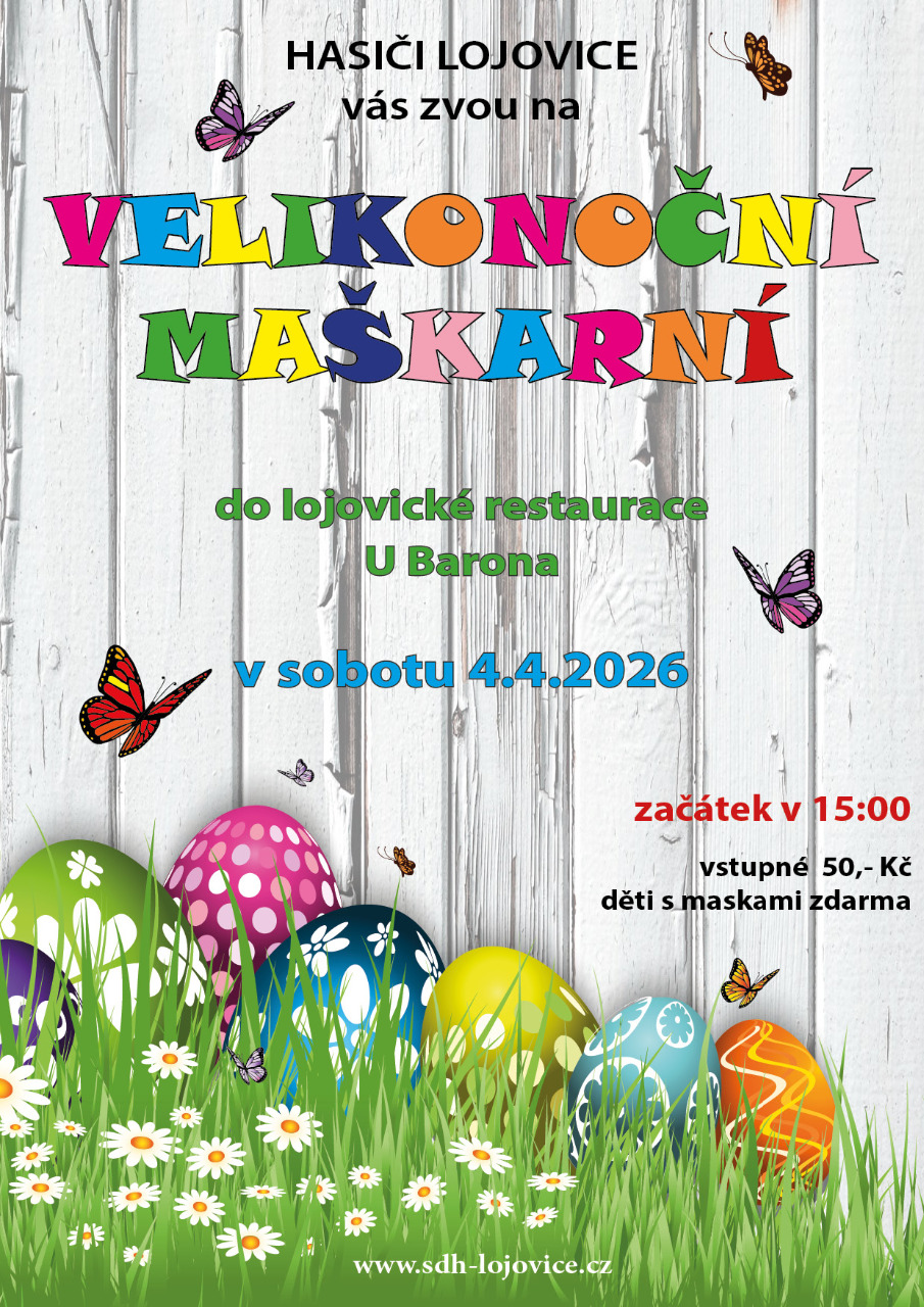 Velikonoční maškarní 2026
